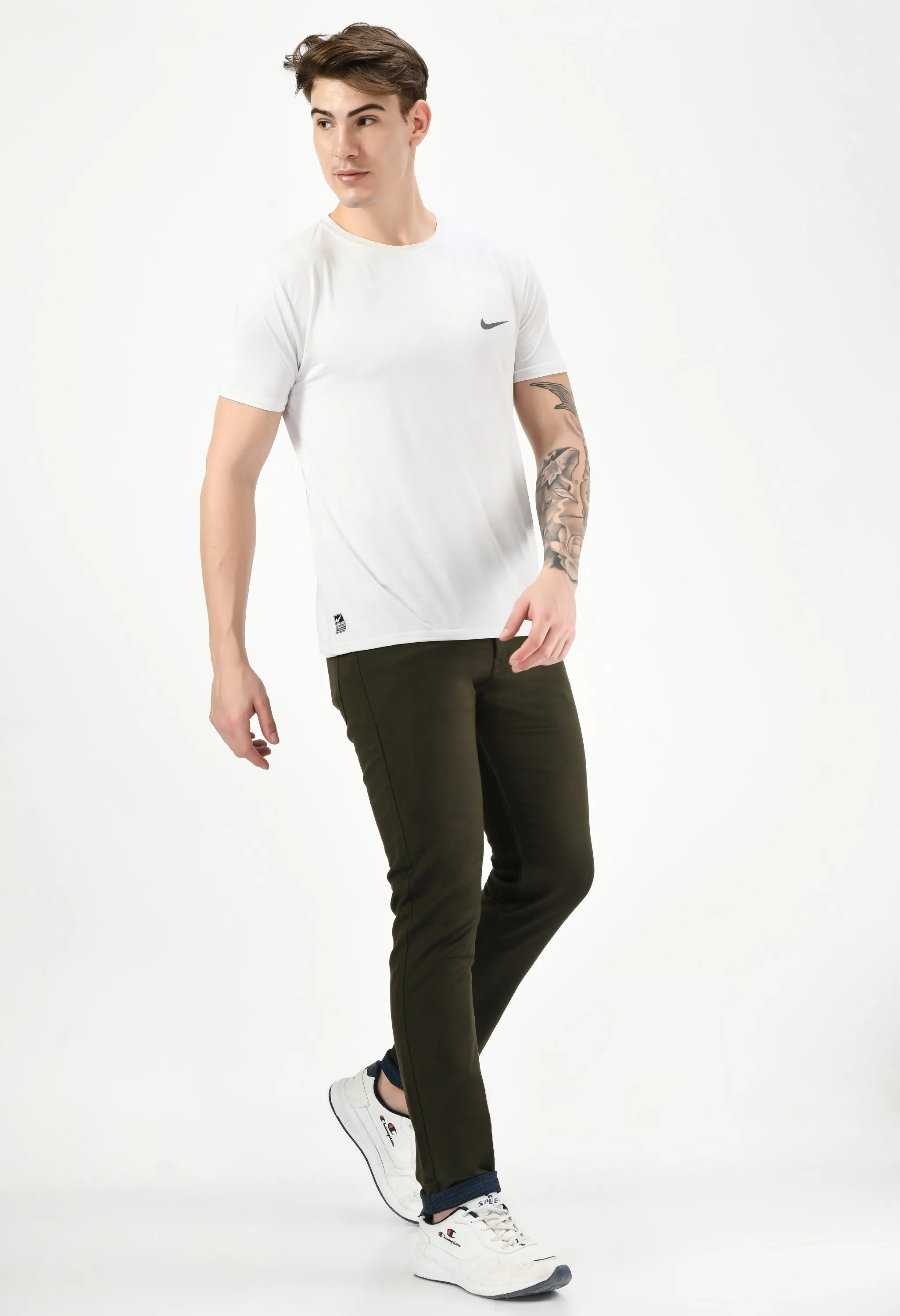 Men's Straight Fit Casual Trouser