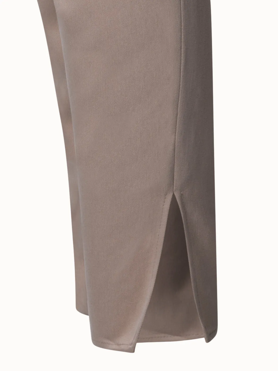 Mike Washed Lyocell Gabardine Tapered Pants