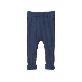 NATURE BABY LOUI PANTS COTTON KNIT VINTAGE INDIGO