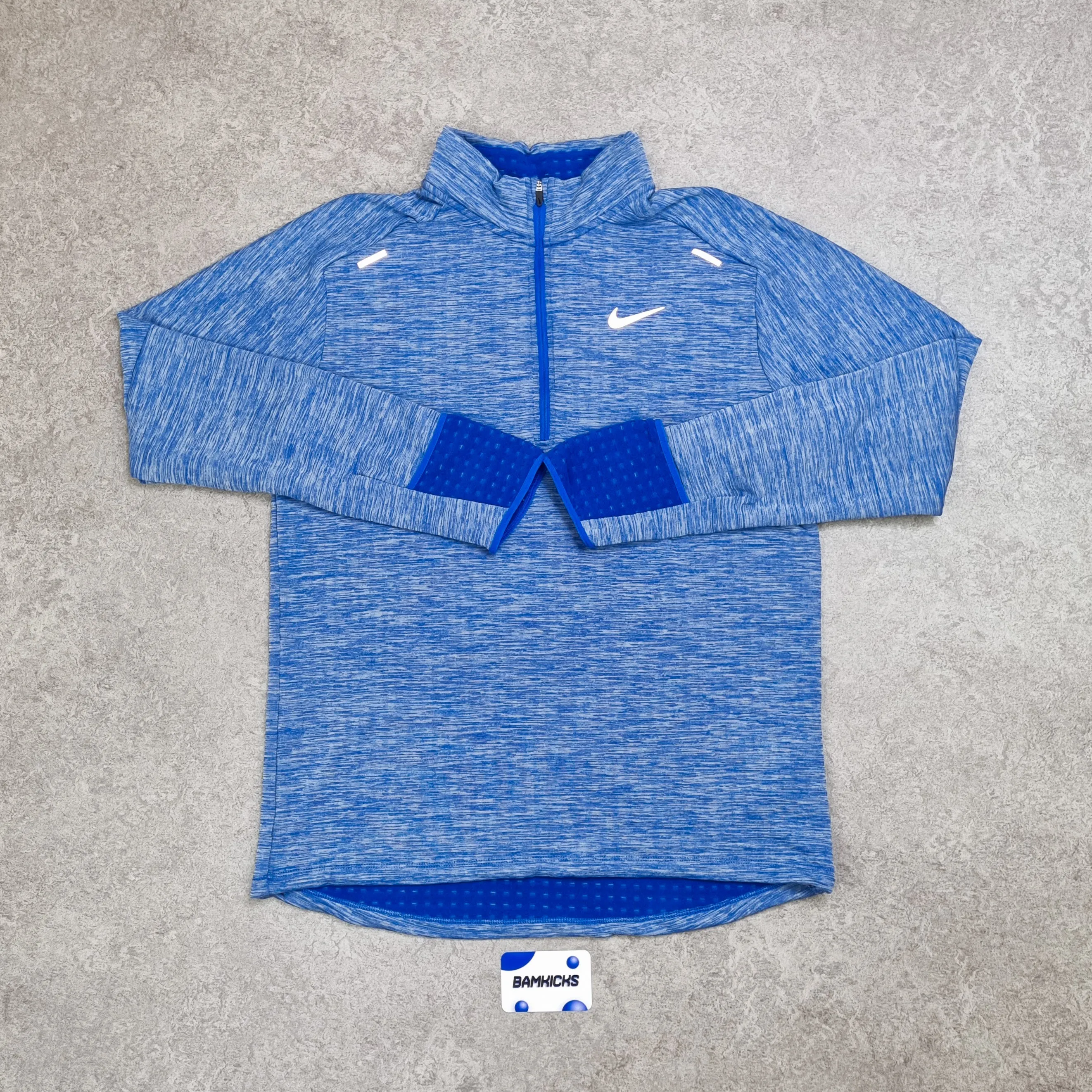 Nike Therma-Fit Sphere Half Zip Blue Tint & Phenom Elite Pants Black Set