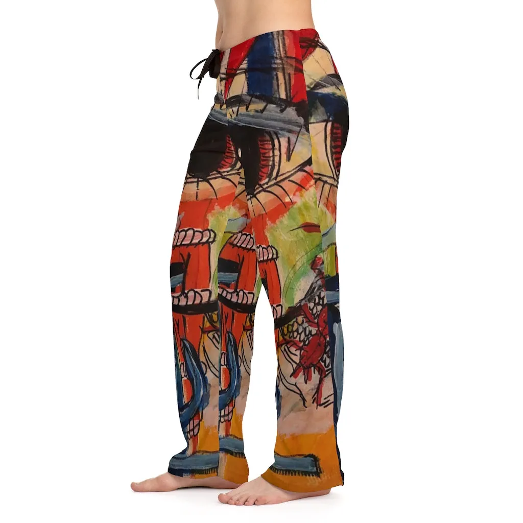 Pajama Pants AL BLUE DESIGNED ART