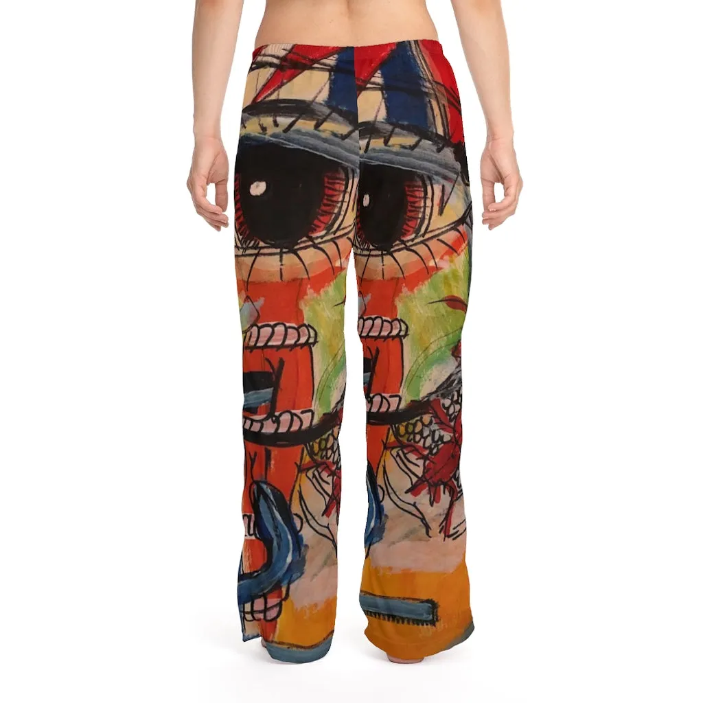 Pajama Pants AL BLUE DESIGNED ART