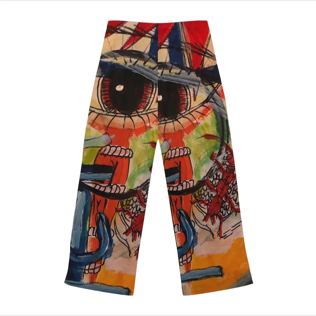Pajama Pants AL BLUE DESIGNED ART