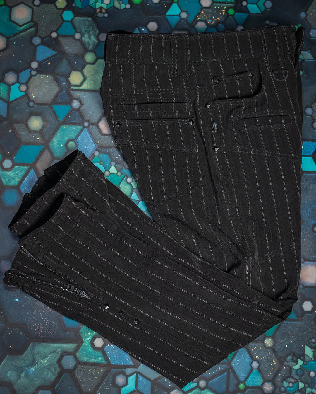 Pants Men / Twill Stretchy - Stretchy BLACK PIMP