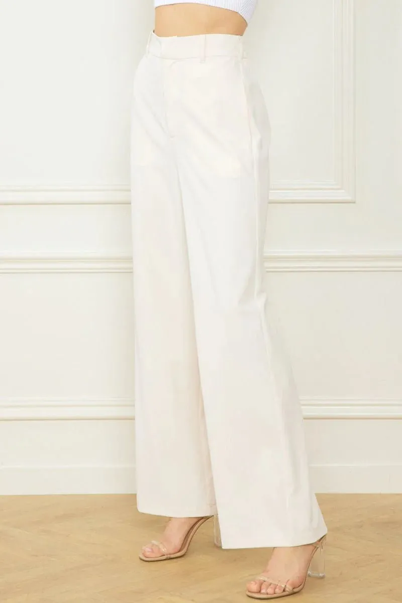 Perfectly Chic Ivory Pants