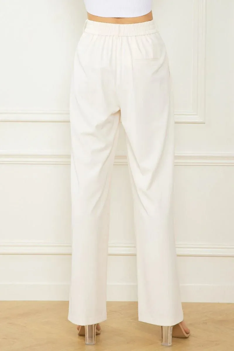 Perfectly Chic Ivory Pants
