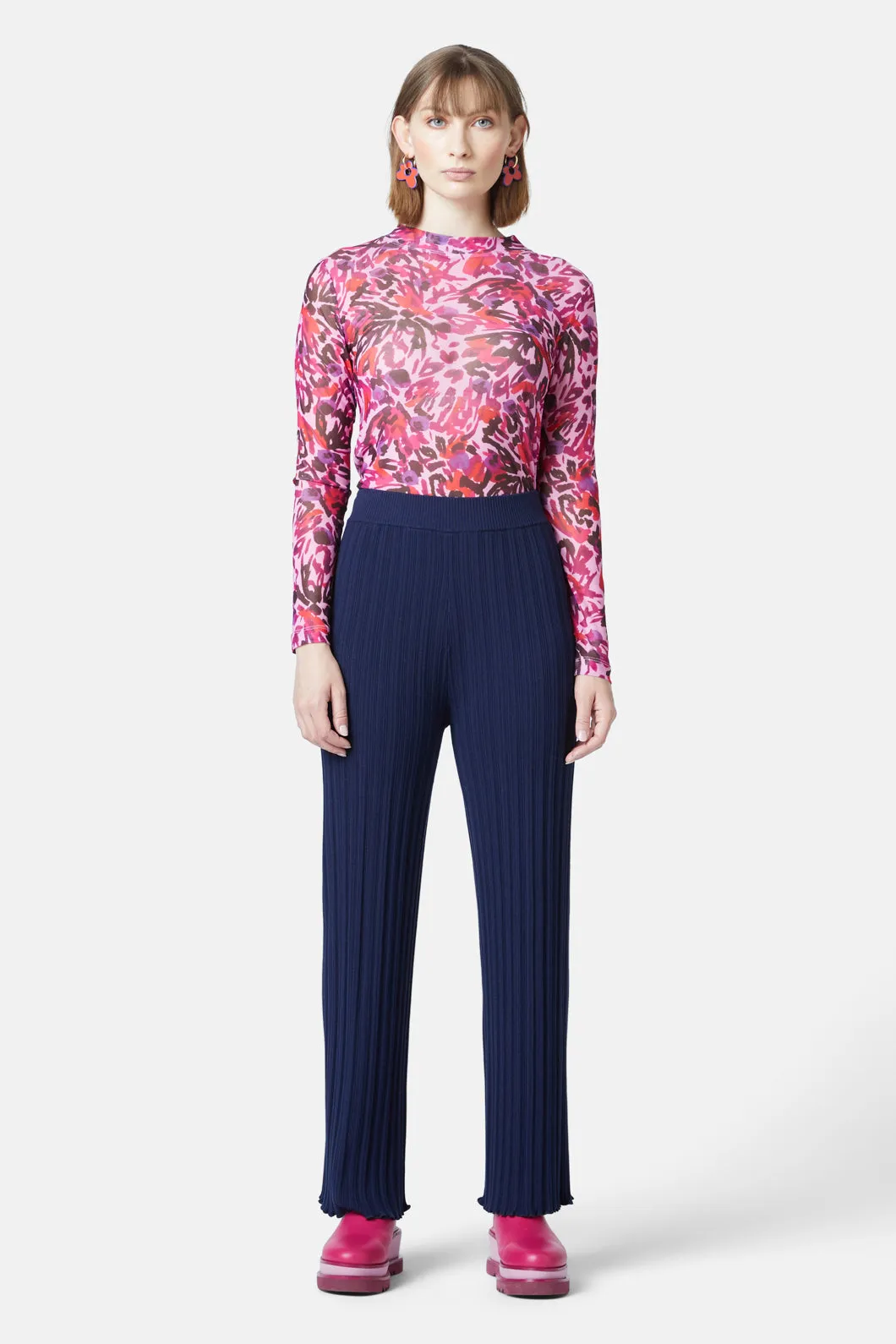 Pleat Knit Pant