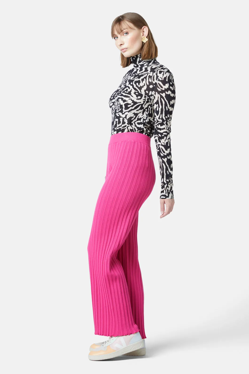Pleat Knit Pant