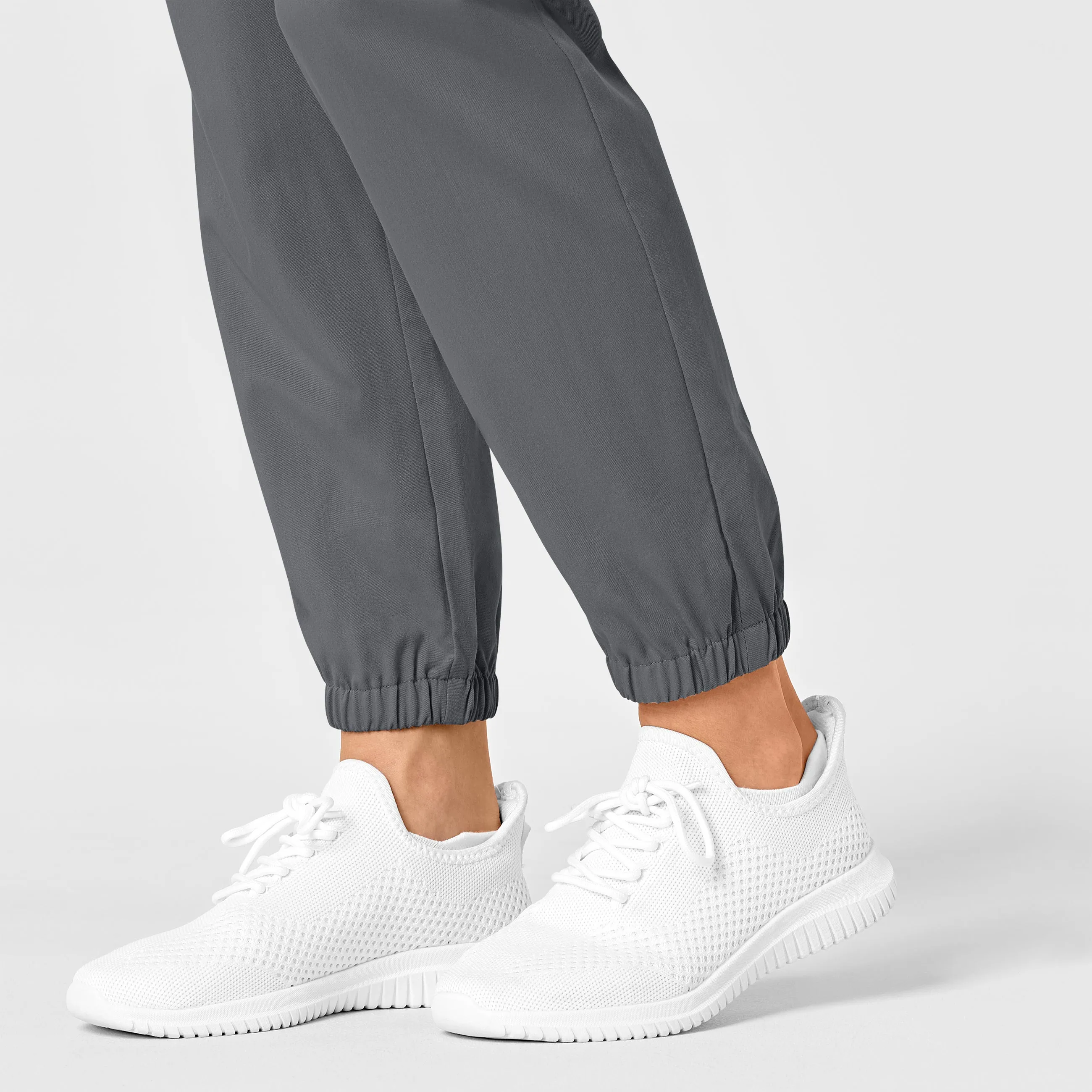 PRO Women's Slim Cargo Jogger Scrub Pant - Pewter
