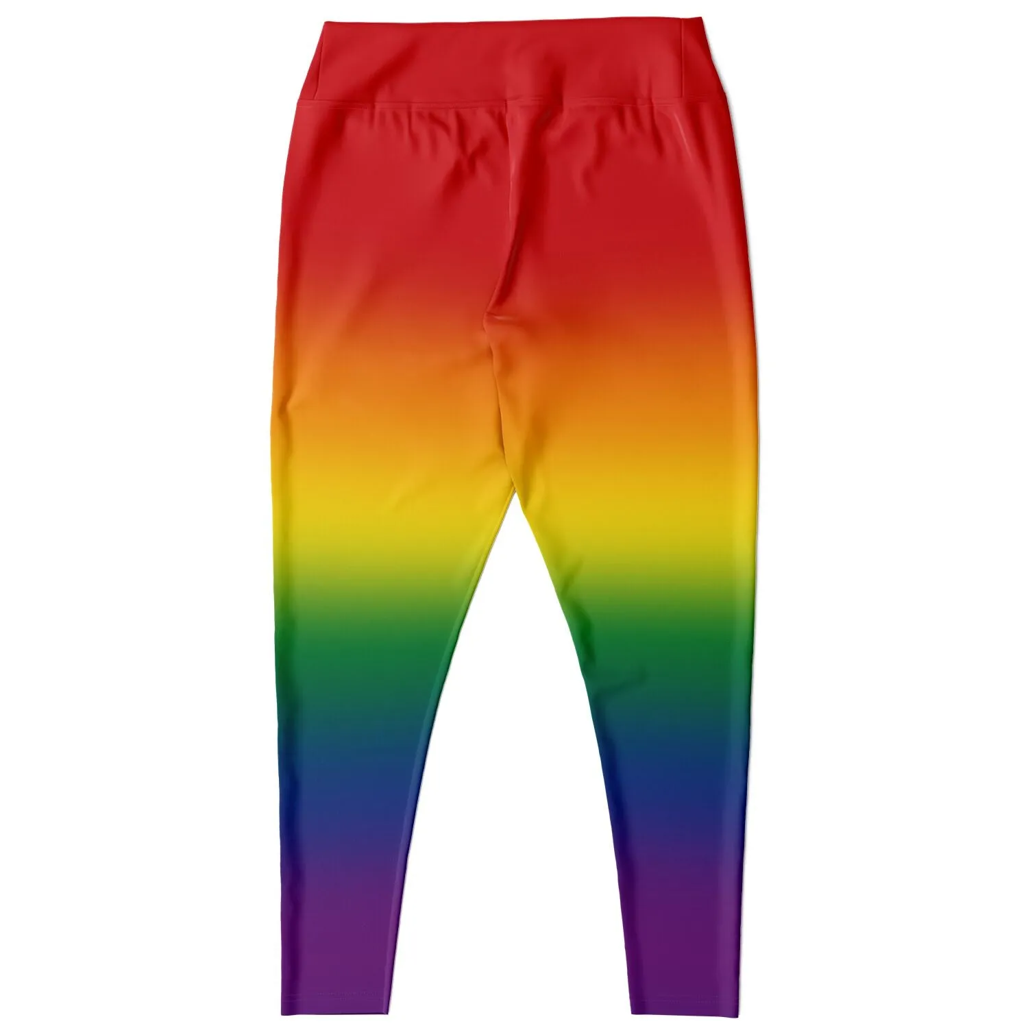 Rainbow Ombre Pride High-Waist Plus Leggings