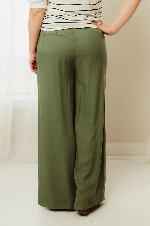 Self Tie Palazzo Pants