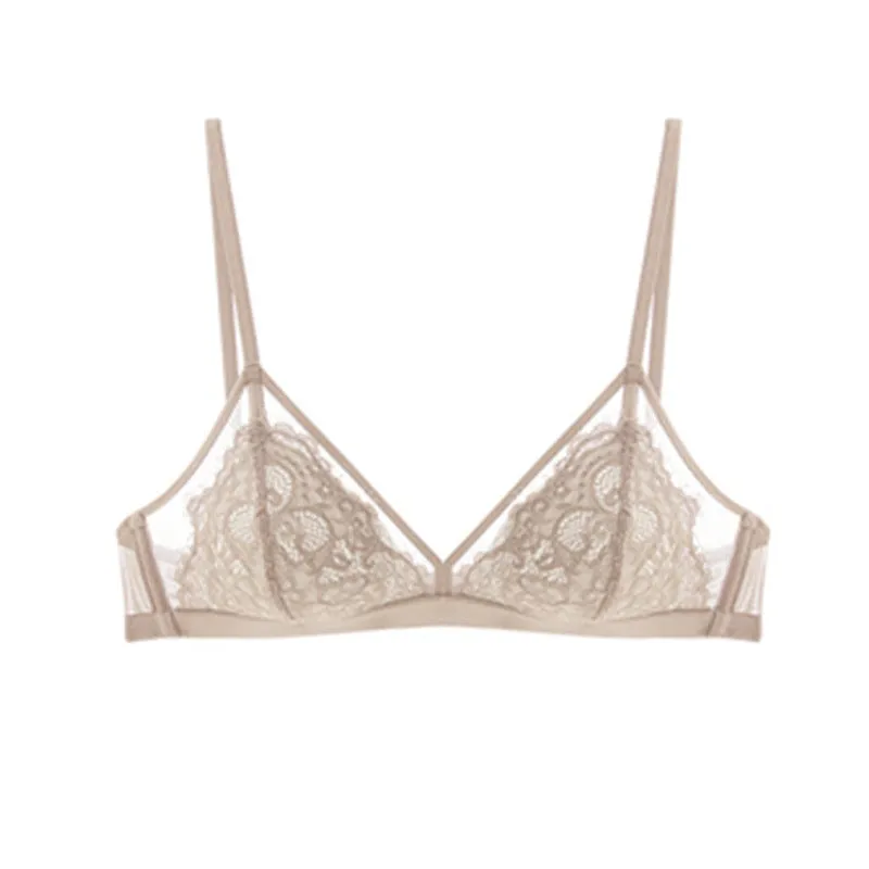Sexy lace bra without steel ring underwear women small chest push up bra women thin women