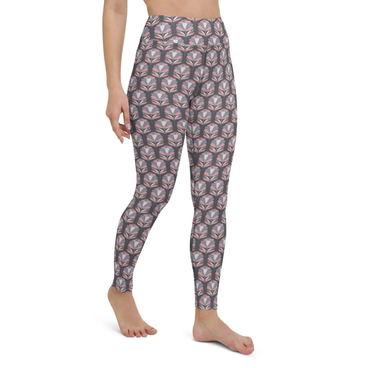 Softly Pattern Women's High-Waisted Yoga Pants