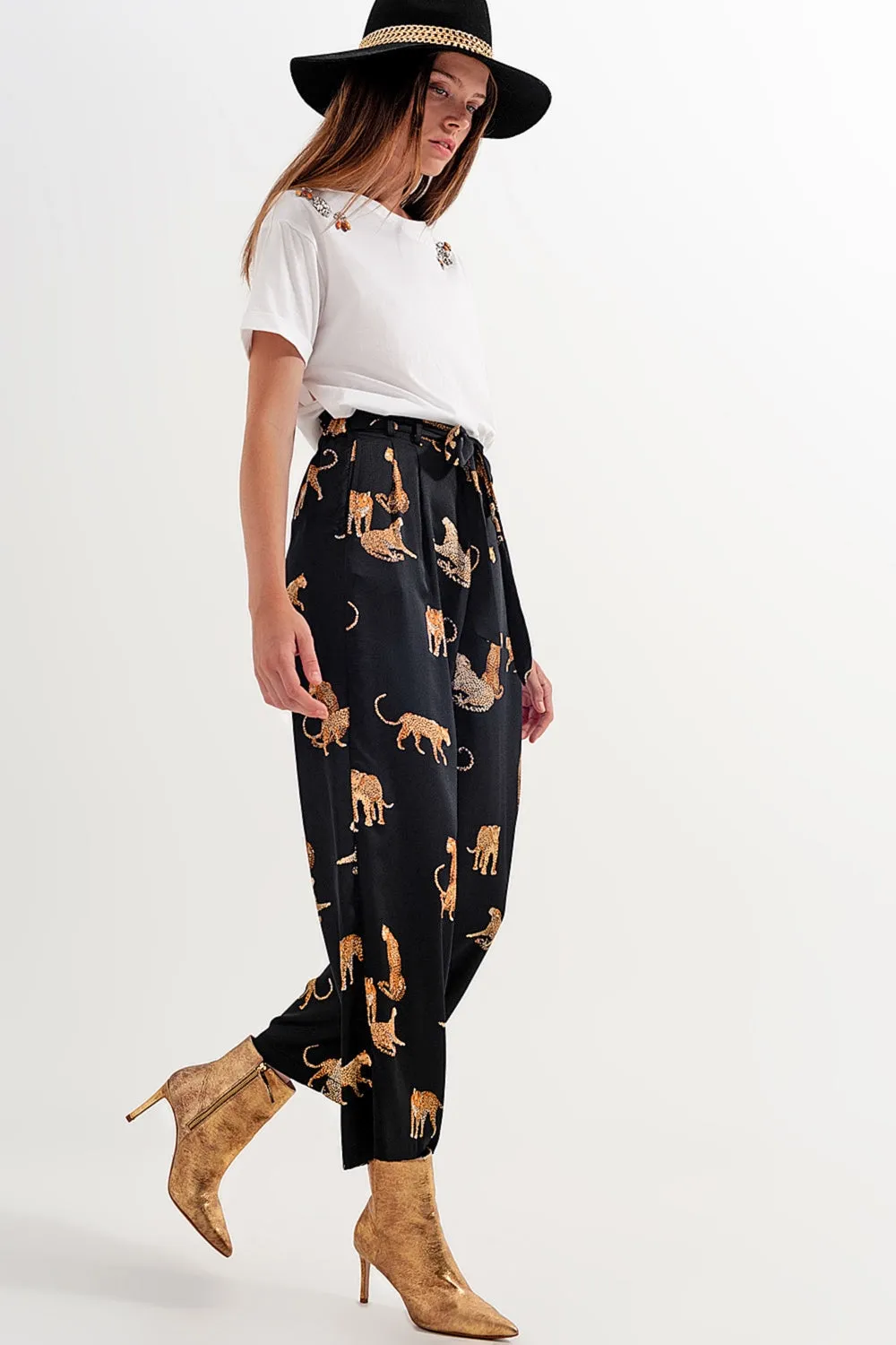 Tiger Print Pants