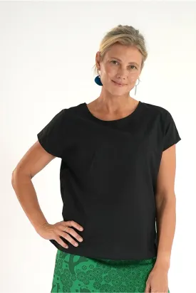 Tilly Top Plain Black