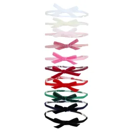 Velvet Baby Shoelace Headband