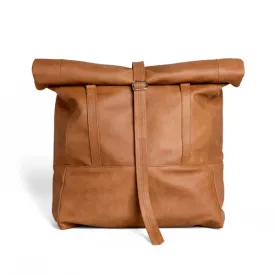 Wanderlust Rolltop Backpack Camel by Lee Coren