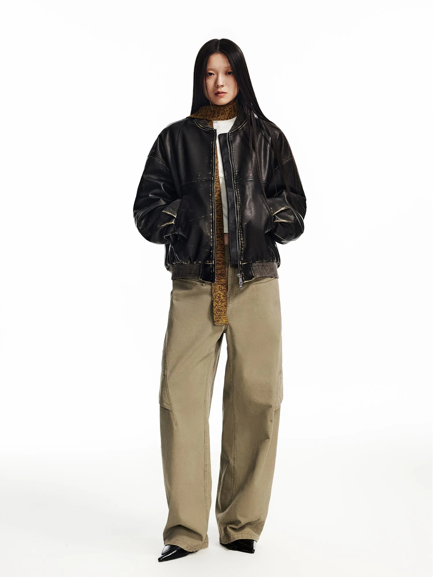 WESAME LAB KHAKI WORKWEAR CASUAL PANTS