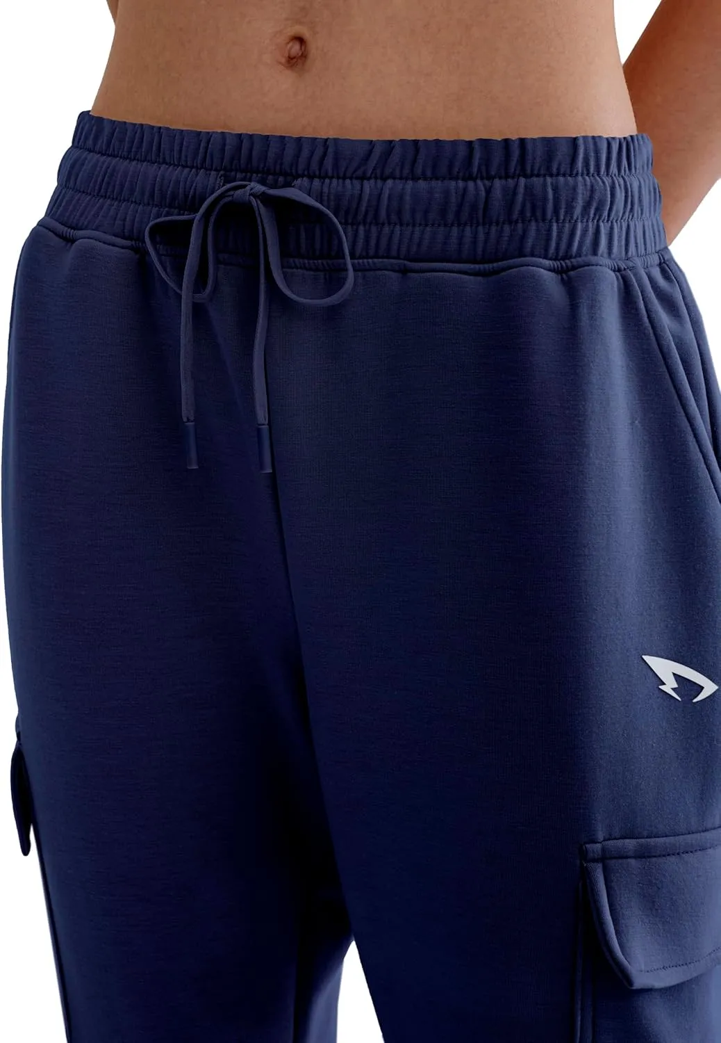 Womens Sweatpants Petite Joggers with Pocket Soft Scuba Lightweight Casual Tapered Cargo Track Pants for Lounge Workout