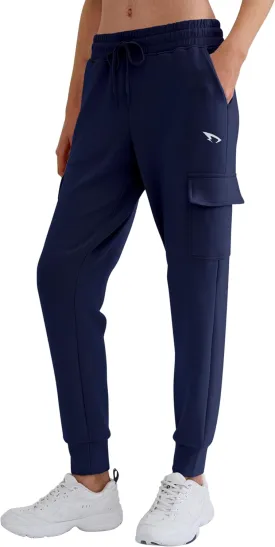 Womens Sweatpants Petite Joggers with Pocket Soft Scuba Lightweight Casual Tapered Cargo Track Pants for Lounge Workout