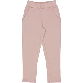 Wool Sweat Pants Petri - rose powder