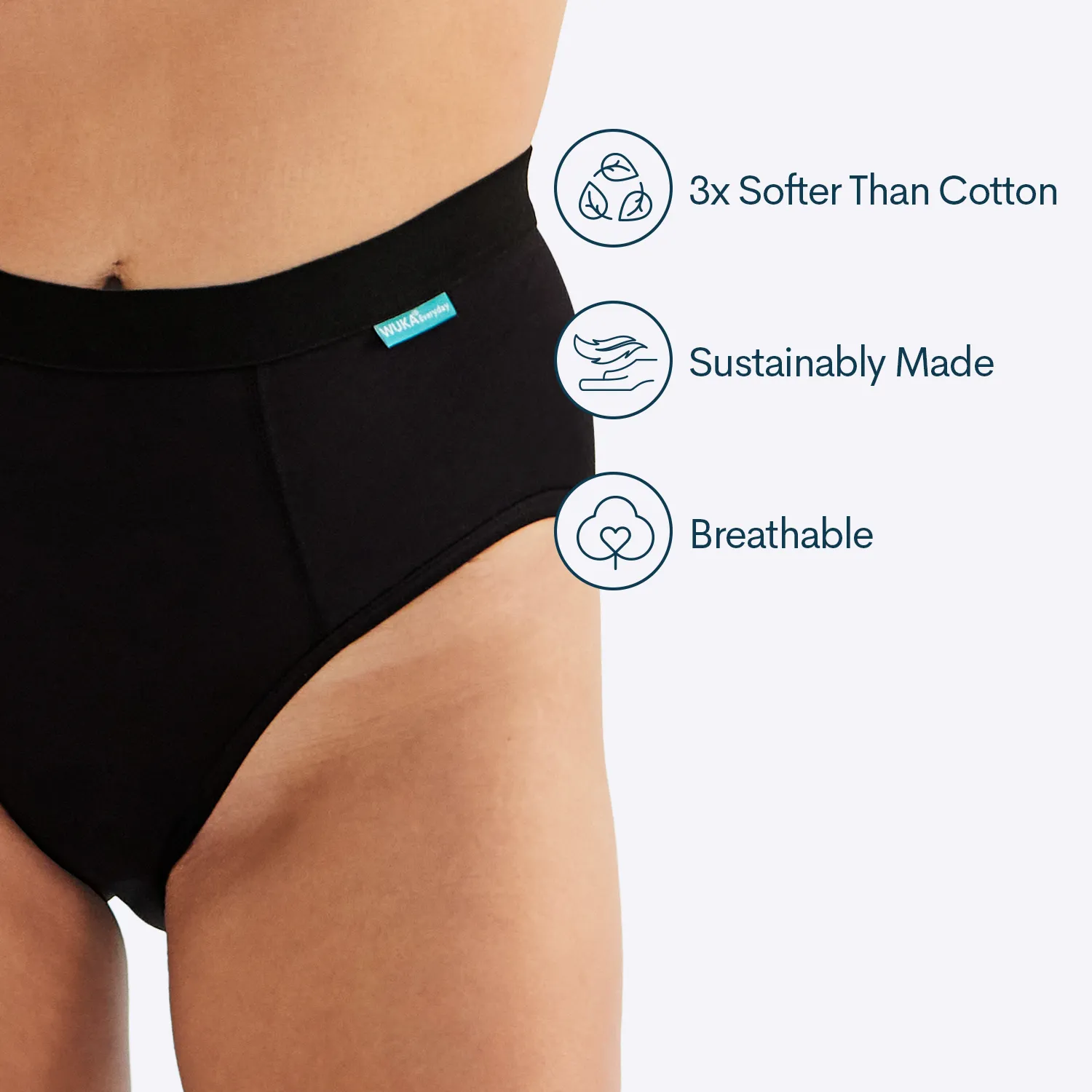 WUKA Everyday™ Midi Brief - 7 Day Set